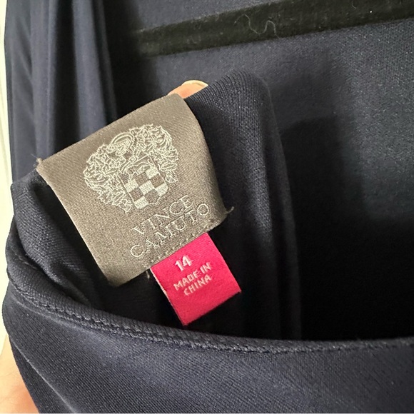 Vince Camuto Embellished Draped Back Dress - Picture 5 of 5